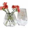 Nordic minimalist original color tree-patterned glass vase, living room dining table, dried flower arrangement, flower vases, home decoration Item Picture
